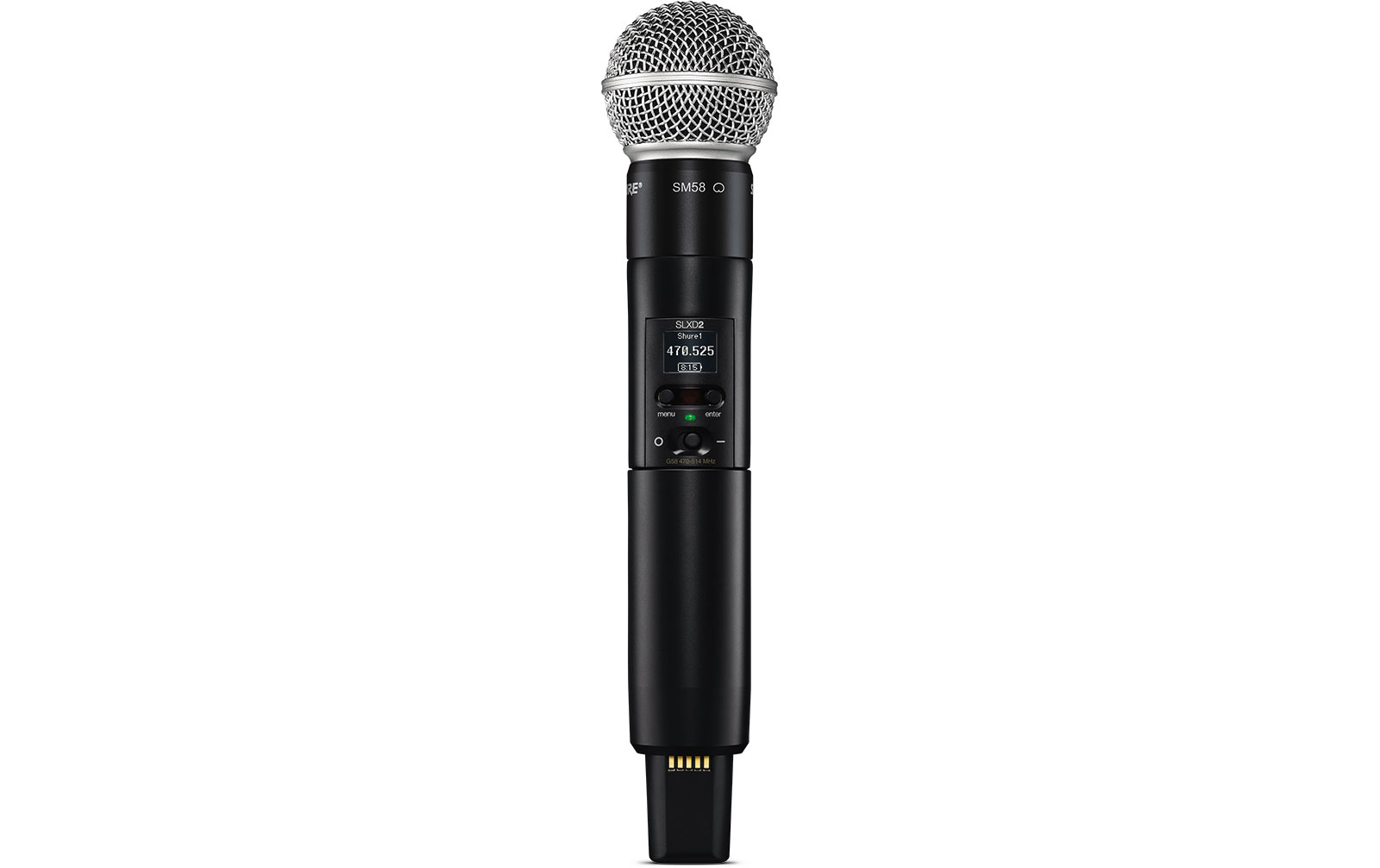 Shure SLXD24/SM58 SLX-D Handsendersystem SM58 823-832 & 863-865 MHz (SLXD24E/SM58-S50)