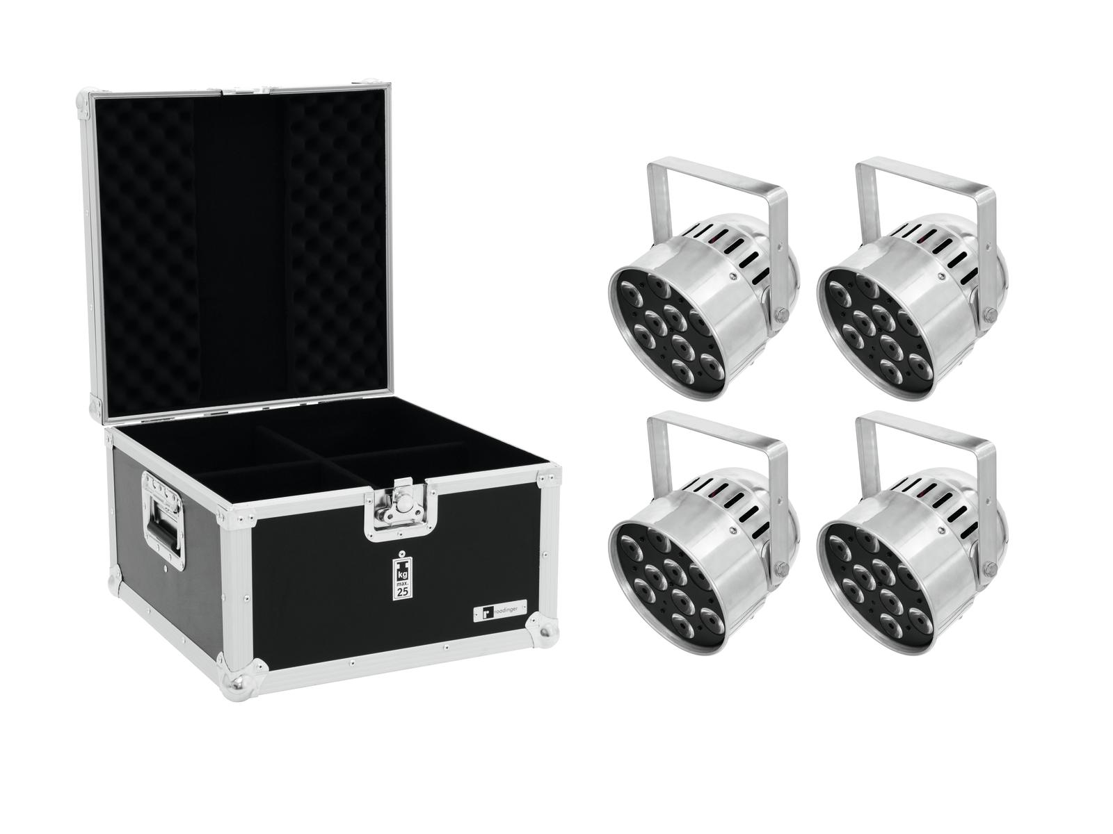 Eurolite Set 4x LED PAR-56 HCL Short sil + EPS Case