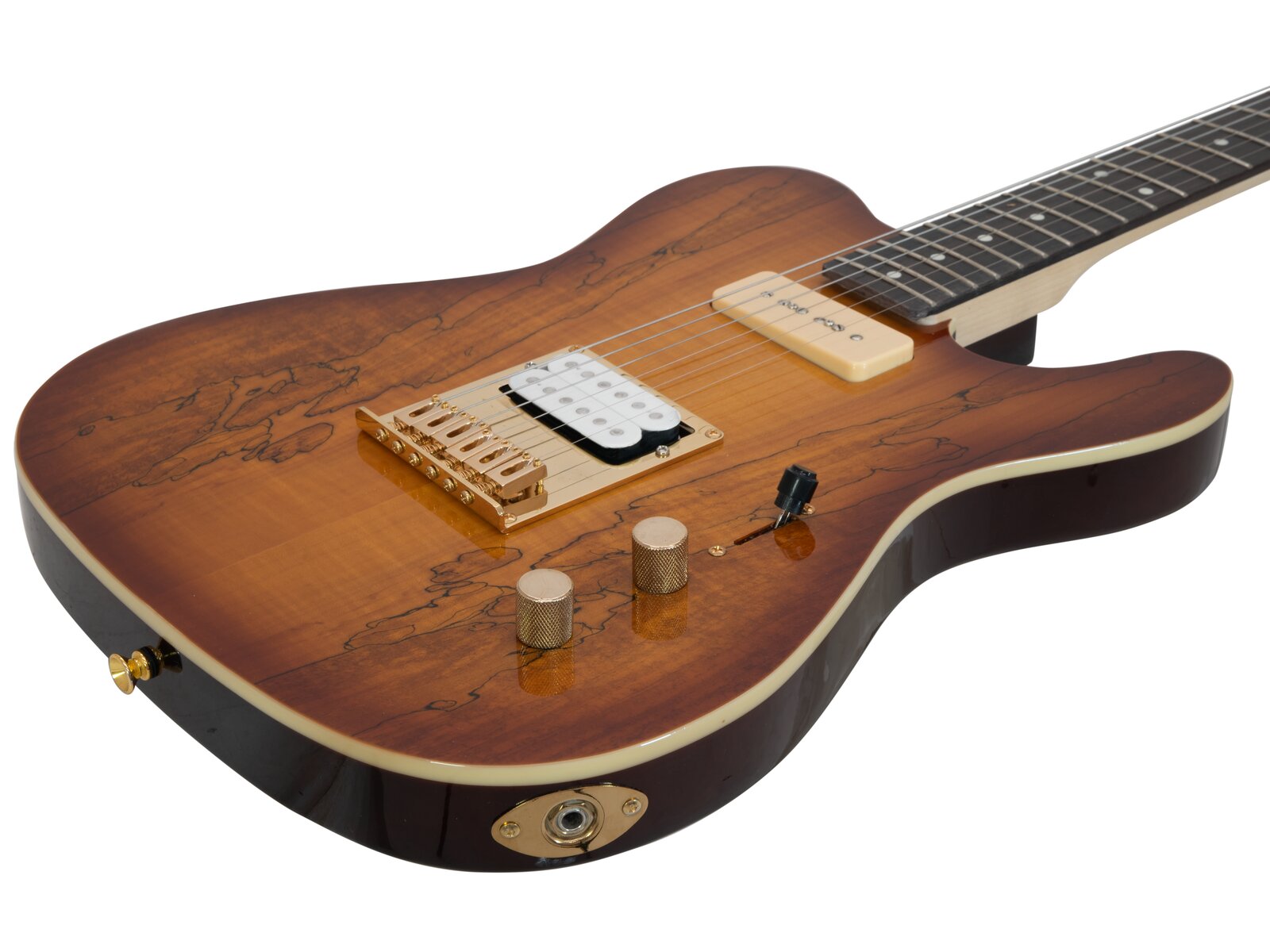 Dimavery TL-501 Prestige E-Gitarre, Spalted Maple