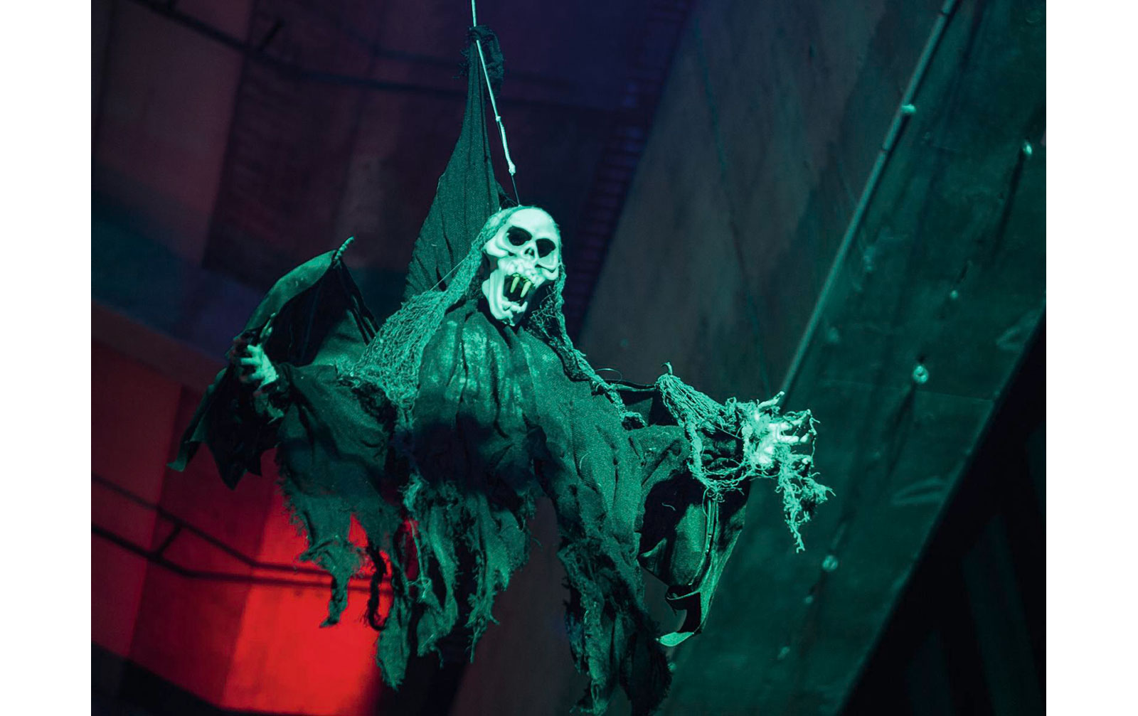 Europalms Halloween Figur Bat Ghost 85cm