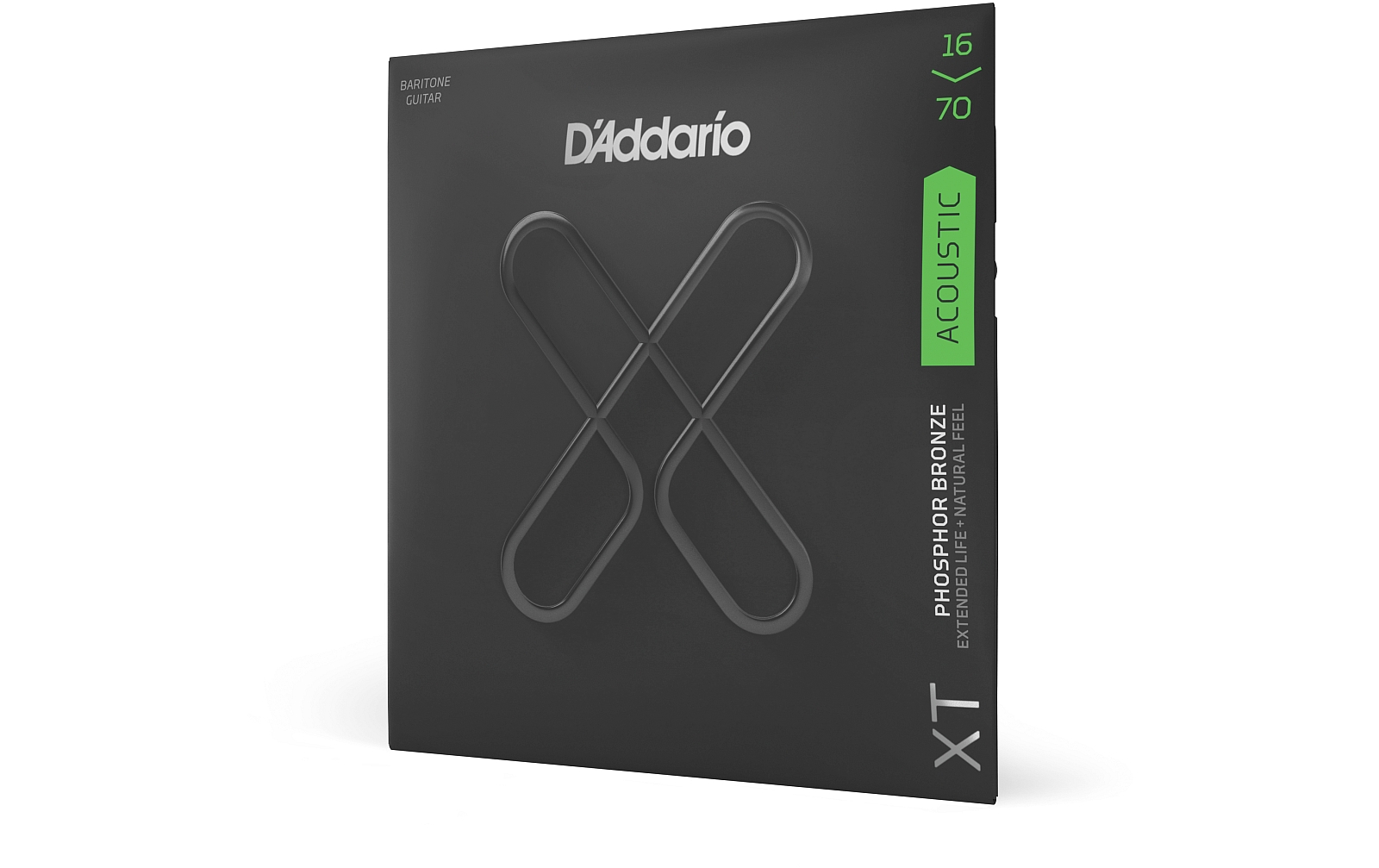 D'Addario XTAPB1670, XT Phosphorbronze-Akustiksaite, Medium, Bariton, 16-70