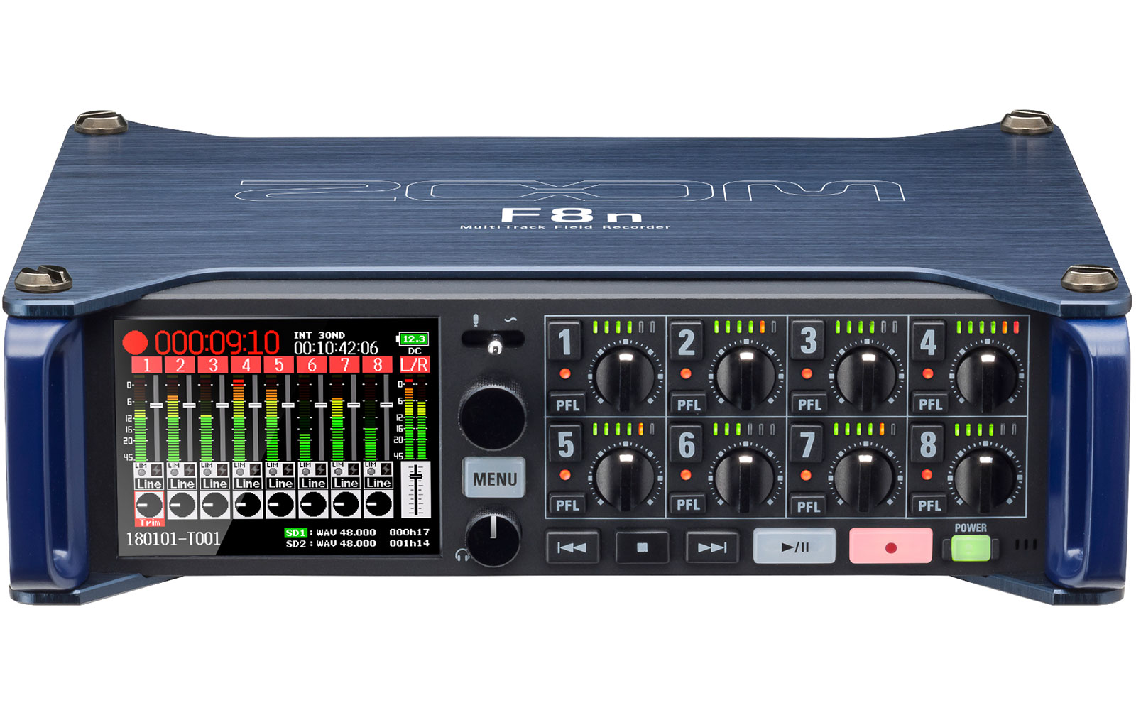 Zoom F8n Pro MultiTrack Field Recorder