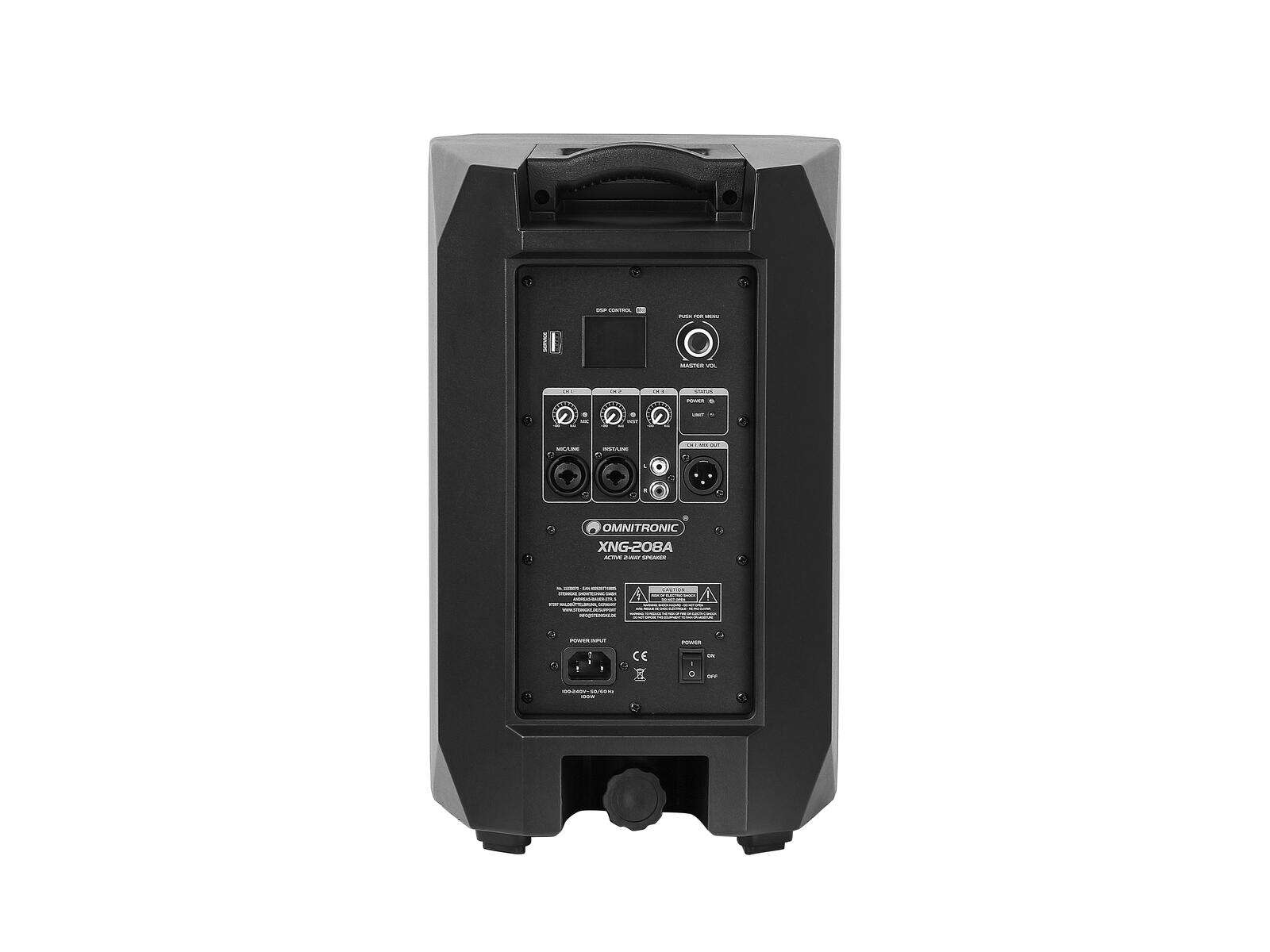 Omnitronic XNG-208A 2-Wege Lautsprecher, aktiv, DSP