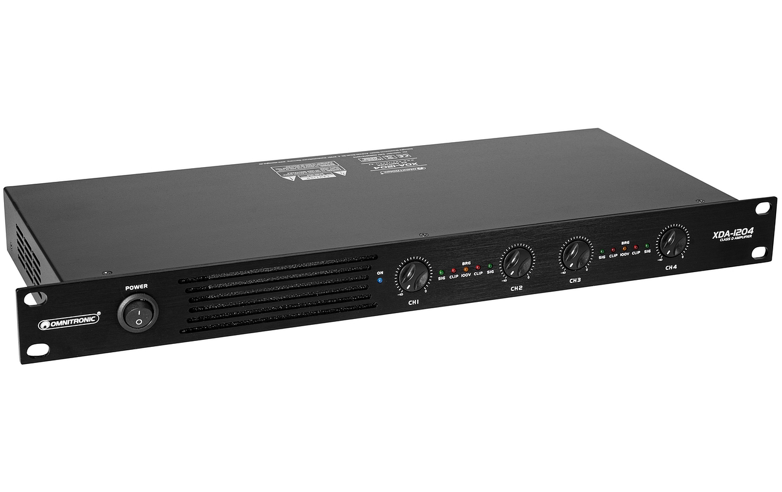 Omnitronic XDA-1204 4-Kanal Class-D-Verstärker