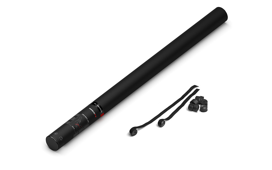 Magic FX Handheld Luftschlangen Kanone Pro 80cm Schwarz
