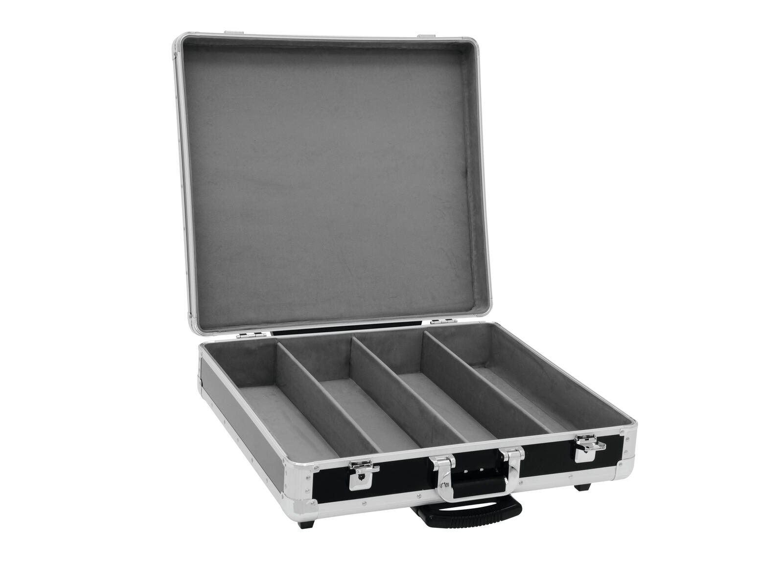 Roadinger CD-Case, schwarz, 200 CDs, mit Trolley B-Ware