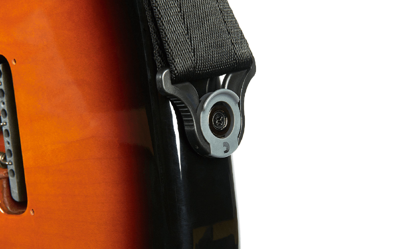 D'Addario Auto Lock Gitarrengurt, schwarz