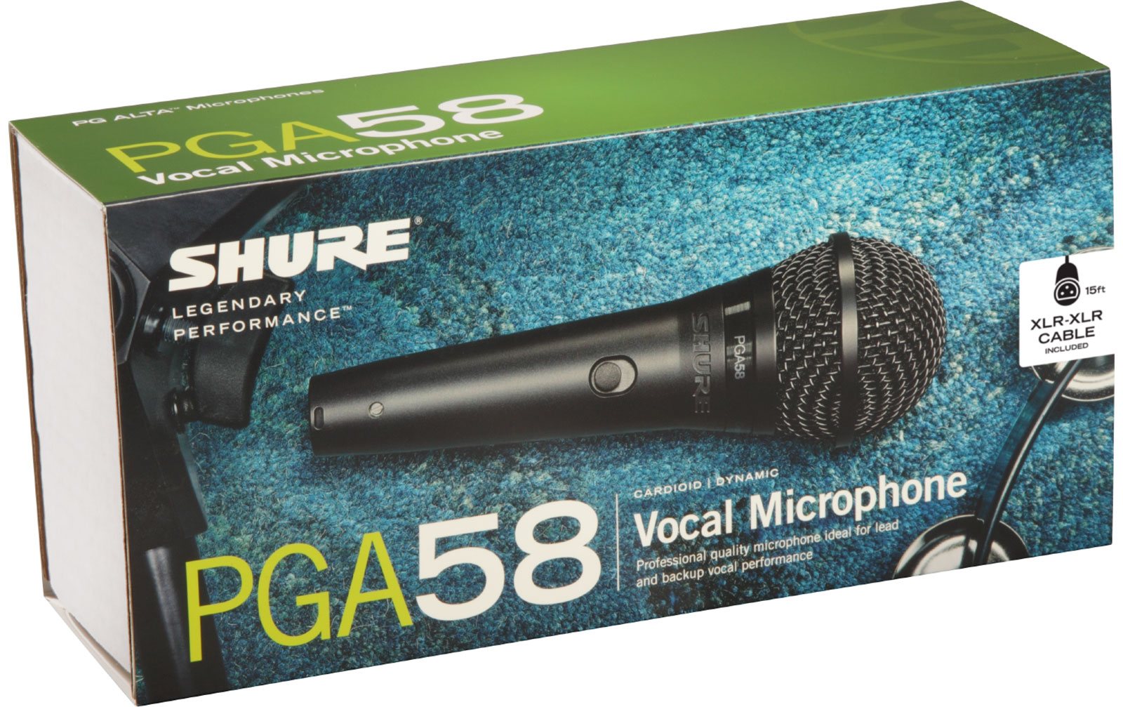 Shure PGA58 XLR Alta, inklusive Kabel (XLR)