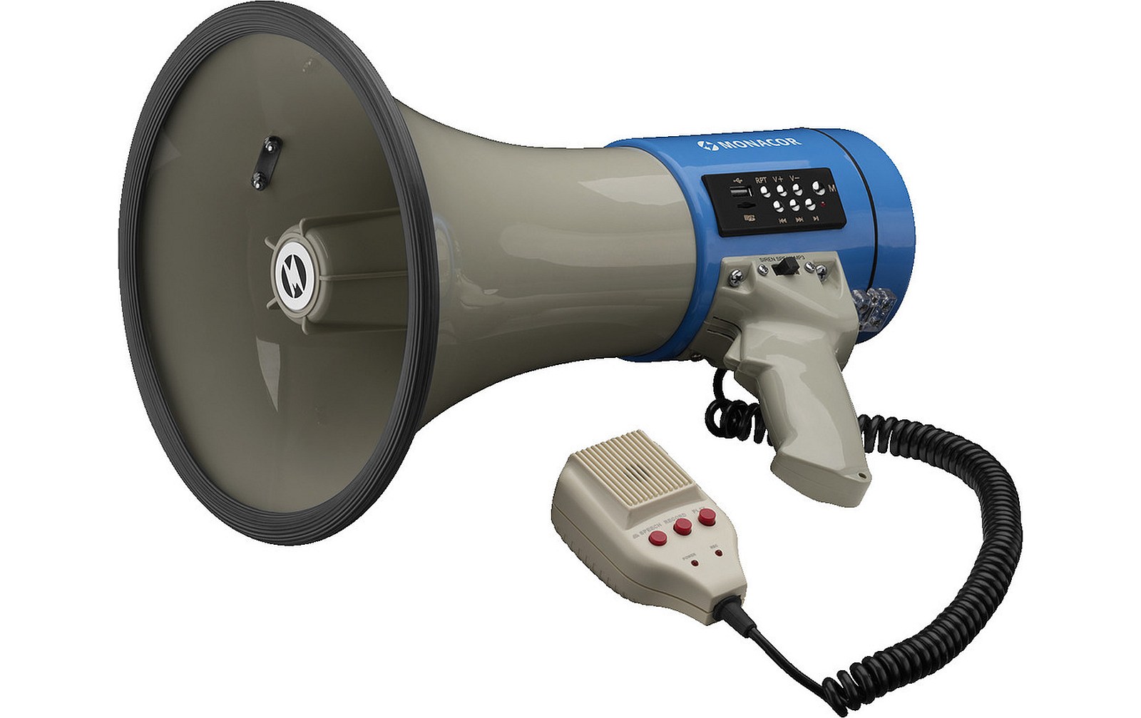 Monacor TM-17M Megafon mit MP3-Abspielfunktion