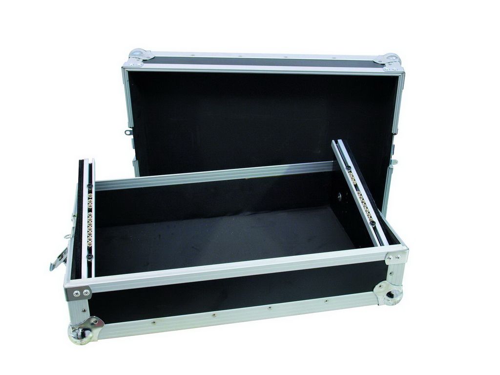 Roadinger Mixer-Case Profi MCB-19, schräg, schwarz, 6HE