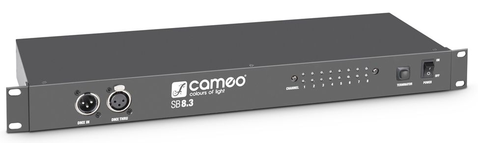 Cameo SB8.3  8-Kanal DMX Splitter / Booster (3-Pol)