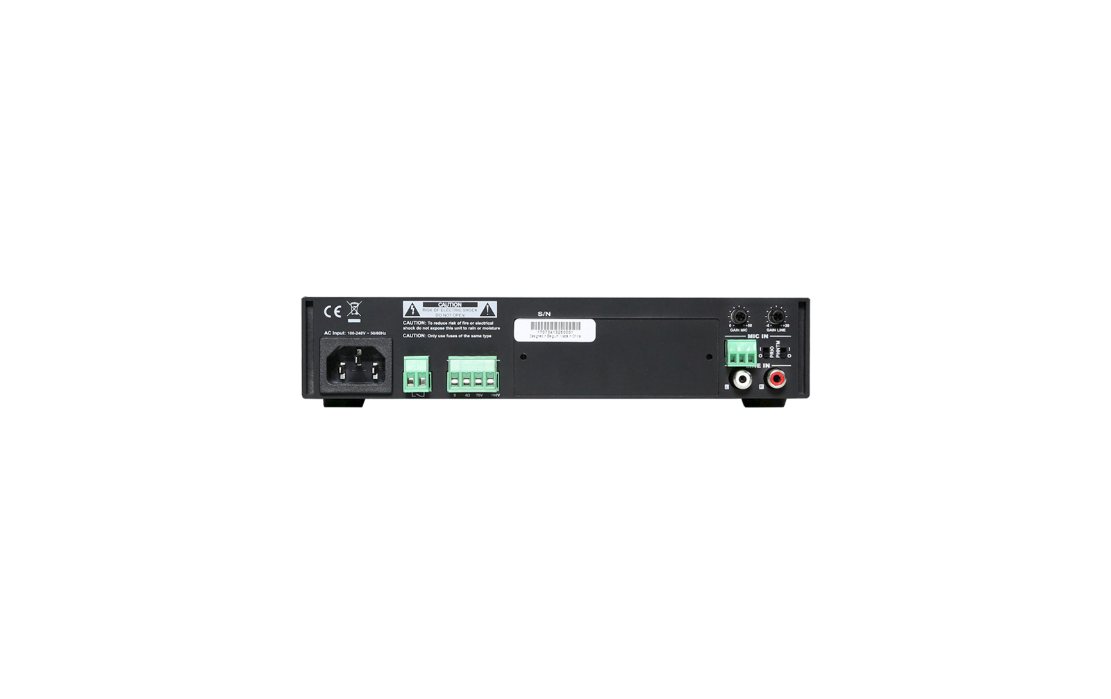 Audac COM 108 - ELA Mischverstärker 80W 100V