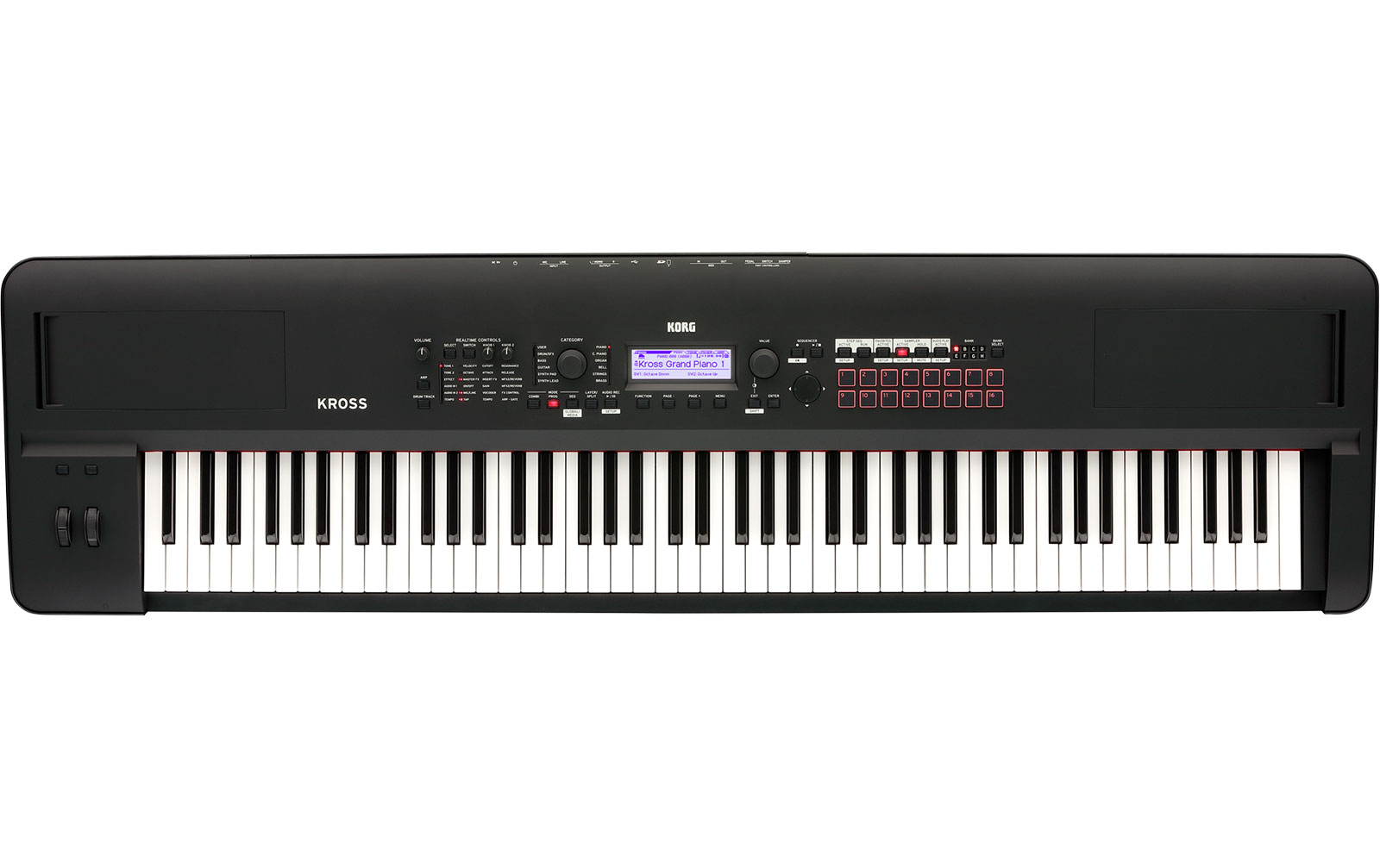 Korg KROSS2-88 Synthesizer, schwarz matt