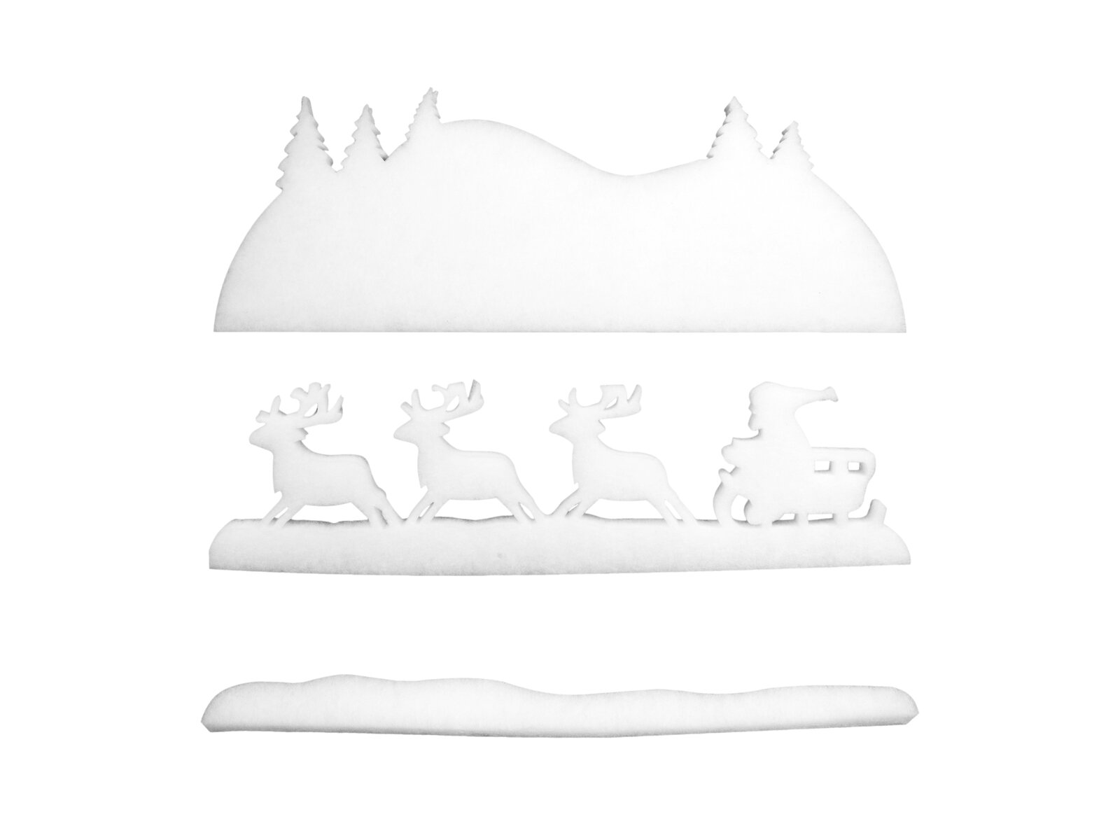 Europalms Winterlandschaft aus Schneematte, schwer entflammbar B