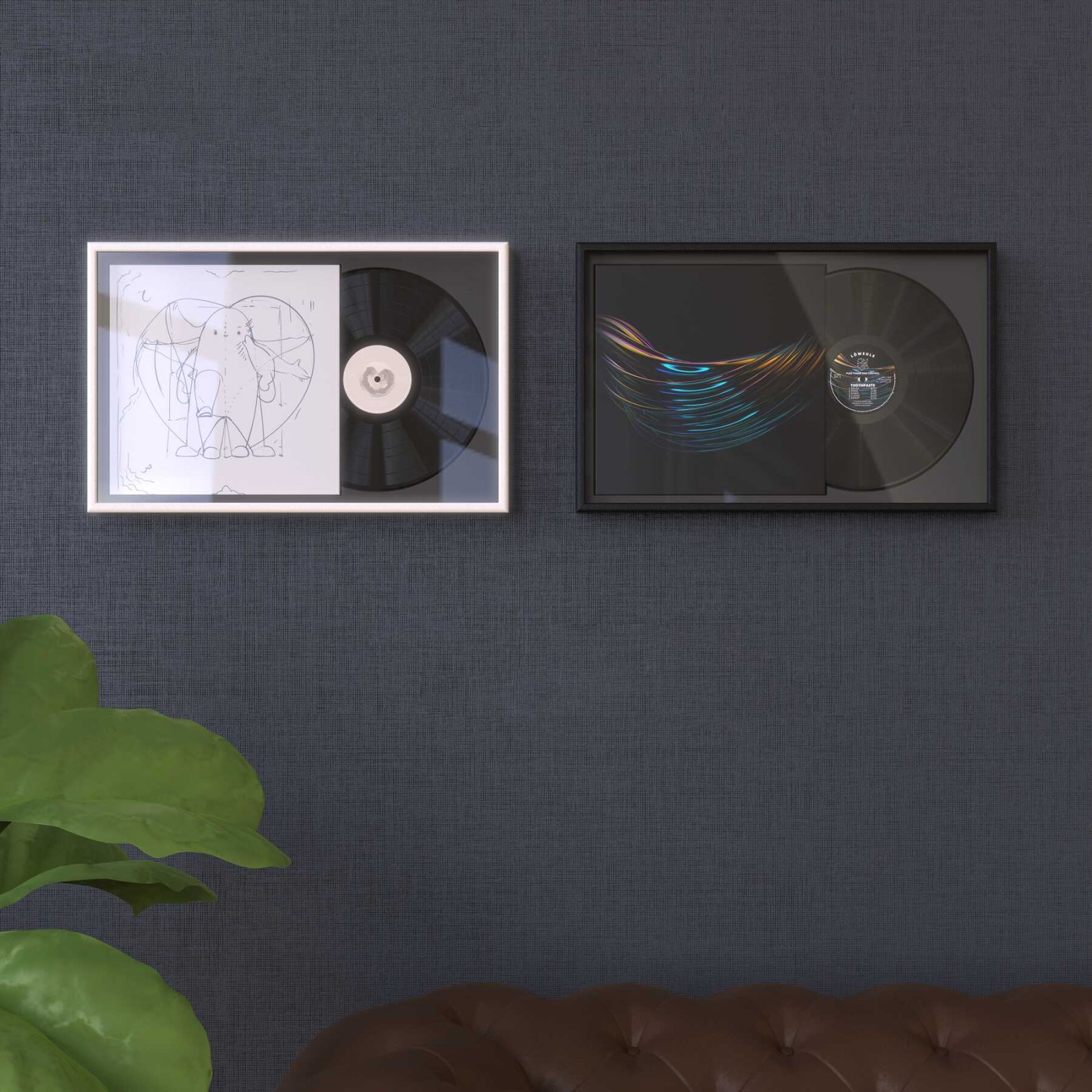 Glorious Record Display Frame White