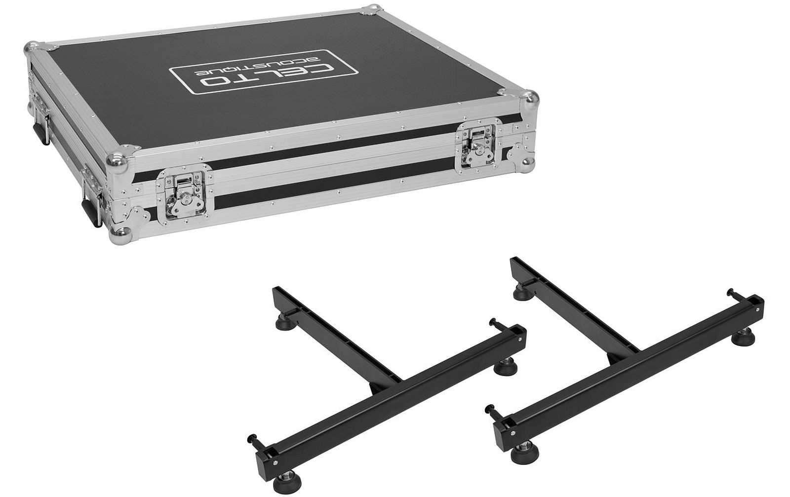 Celto Acoustique IWAC210-ST2 Universelles Groundstack Rahmen Set inkl. Case