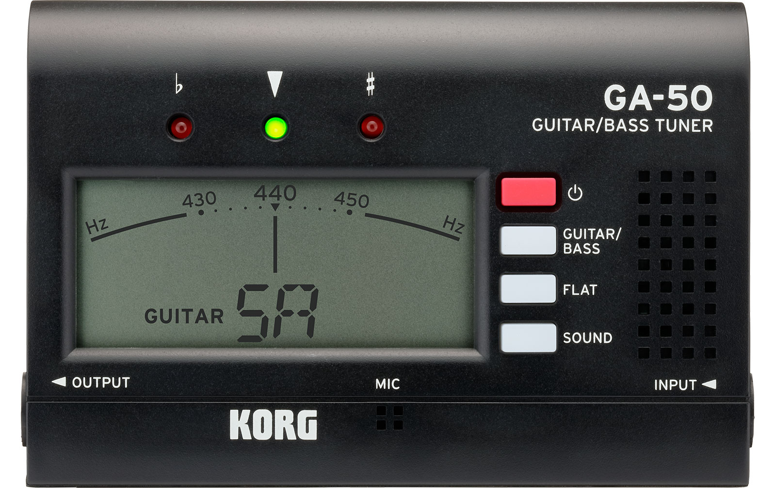 Korg GA-50 Tuner, schwarz