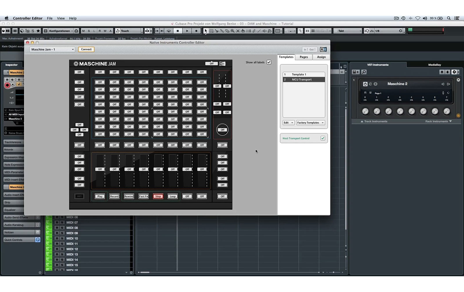 DVD Lernkurs Hands On Maschine JAM