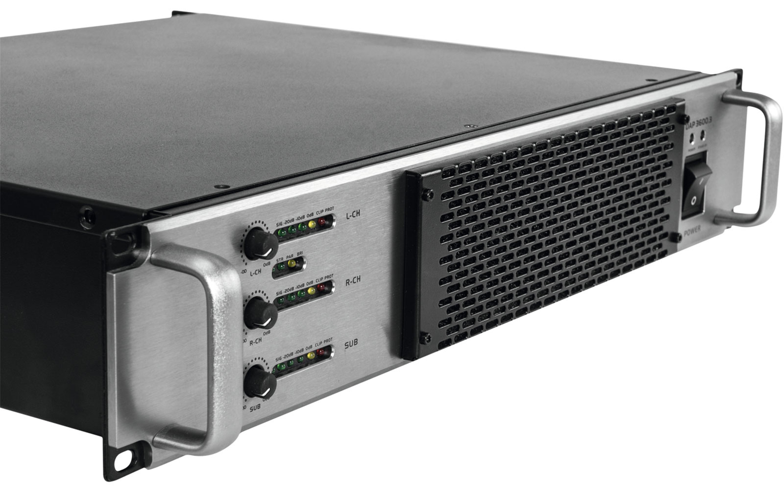 Omnitronic A-3603 Class-D 2.1 Endstufe