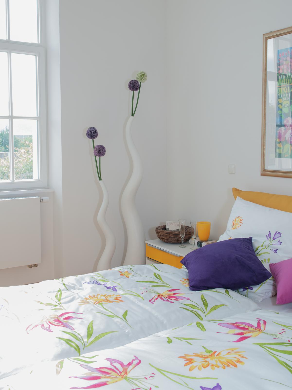 Europalms Designvase WAVE-100, weiß
