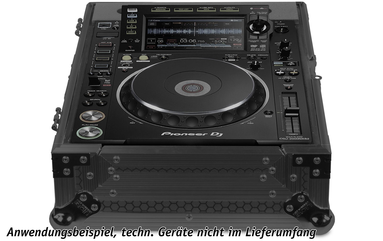 UDG Ultimate Flight Case Multi Format CDJ/MIXER II Black MK2 (U91021BL2)
