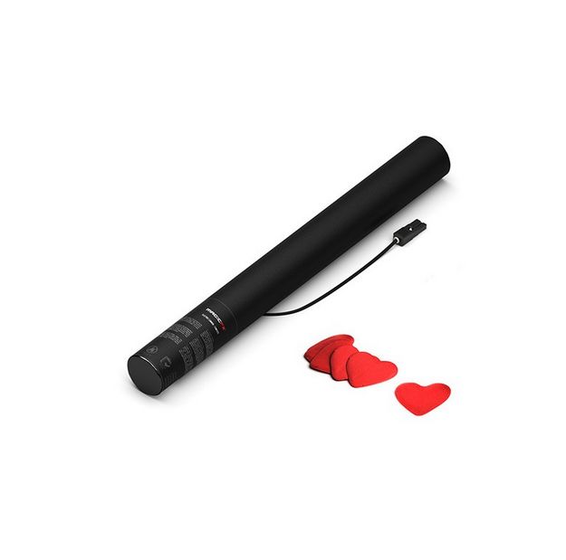 Magic FX Elektrische Hearts Konfetti Kanone 50cm Rot