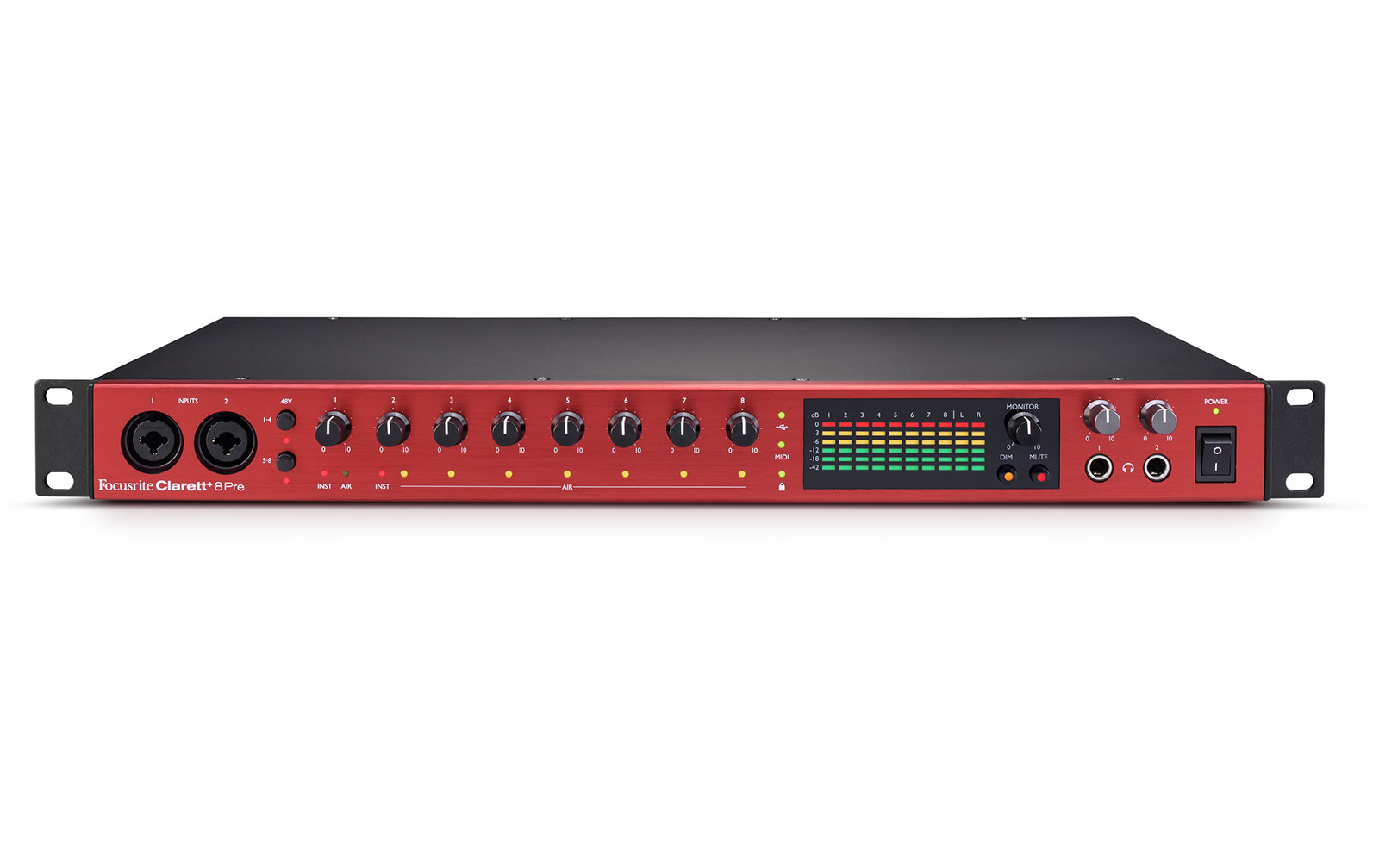 Focusrite Clarett+ 8Pre