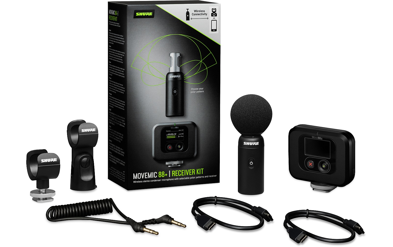 Shure MoveMic 88+ Stereo-Mikrofon Receiver Kit