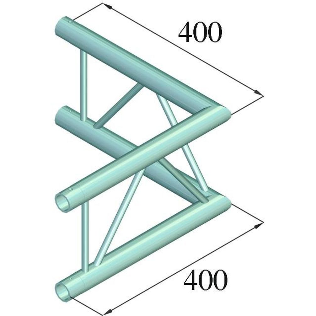 Alutruss Decolock DQ2-PAC21V 2-Weg Ecke 90°