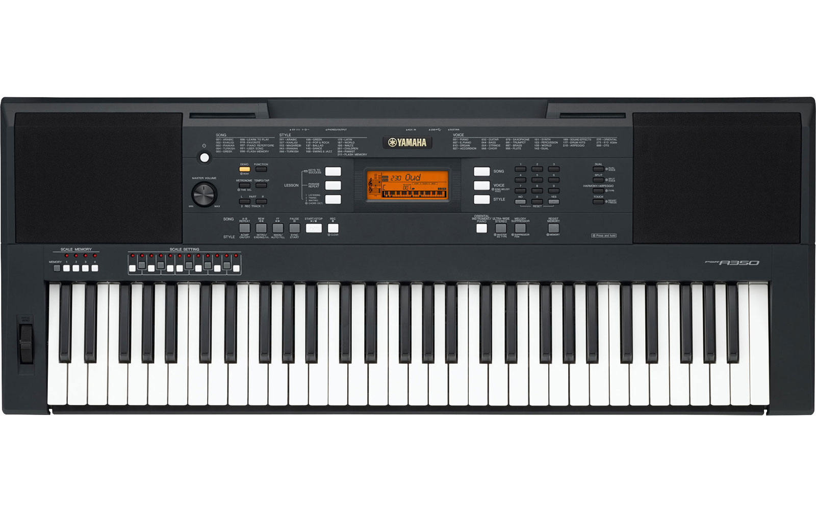 Yamaha PSR-A350 Oriental Model