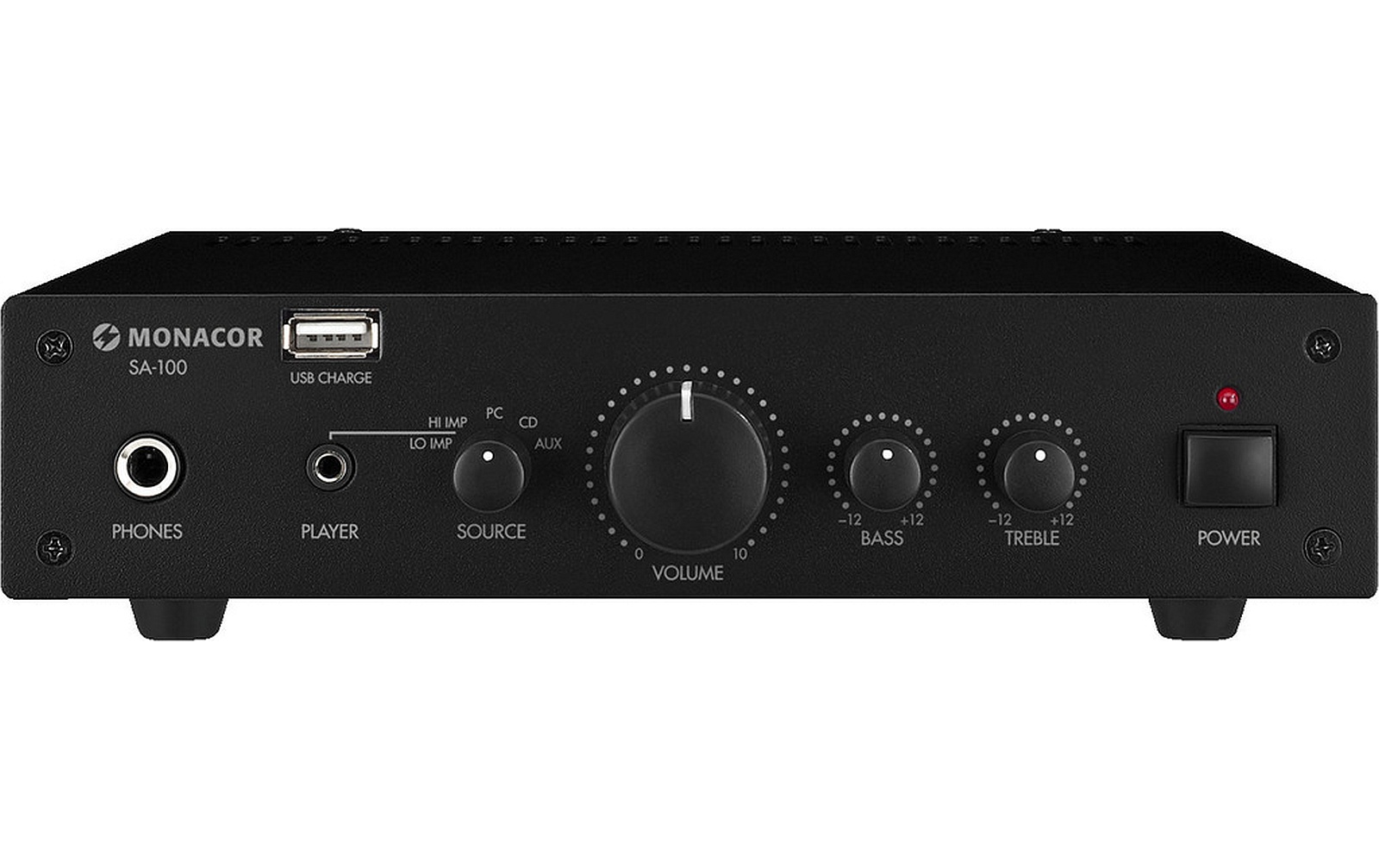 Monacor SA-100 Universal Stereo Verstärker, 50 W