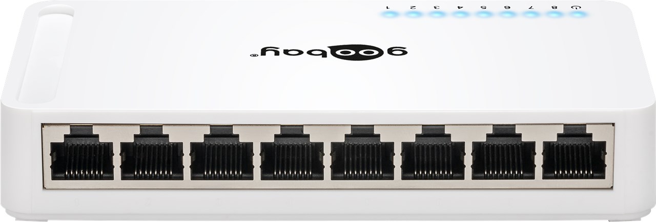 Goobay 8 Port Gigabit Ethernet Netzwerk-Switch