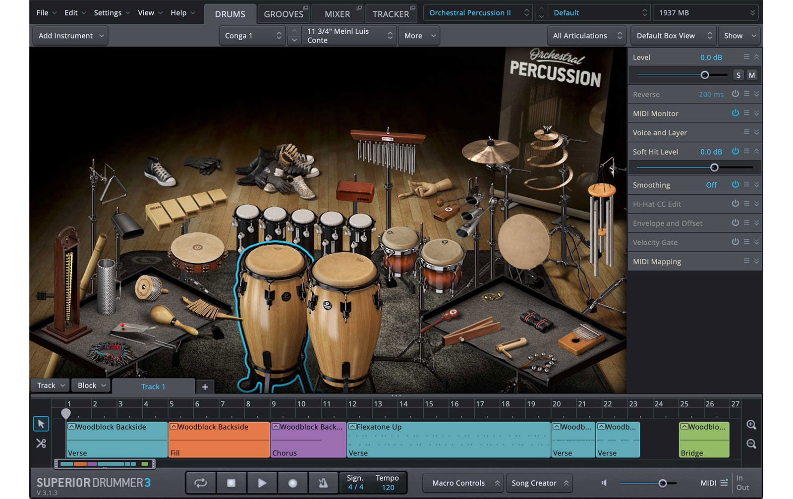 ToonTrack Orchestral Percussion SDX  (Licence Key)