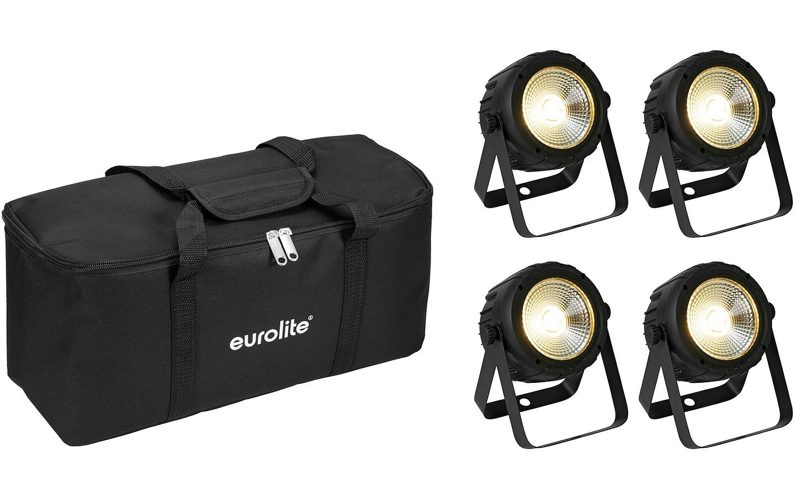 Eurolite Set 4x LED PARty Spot COB + Soft-Bag
