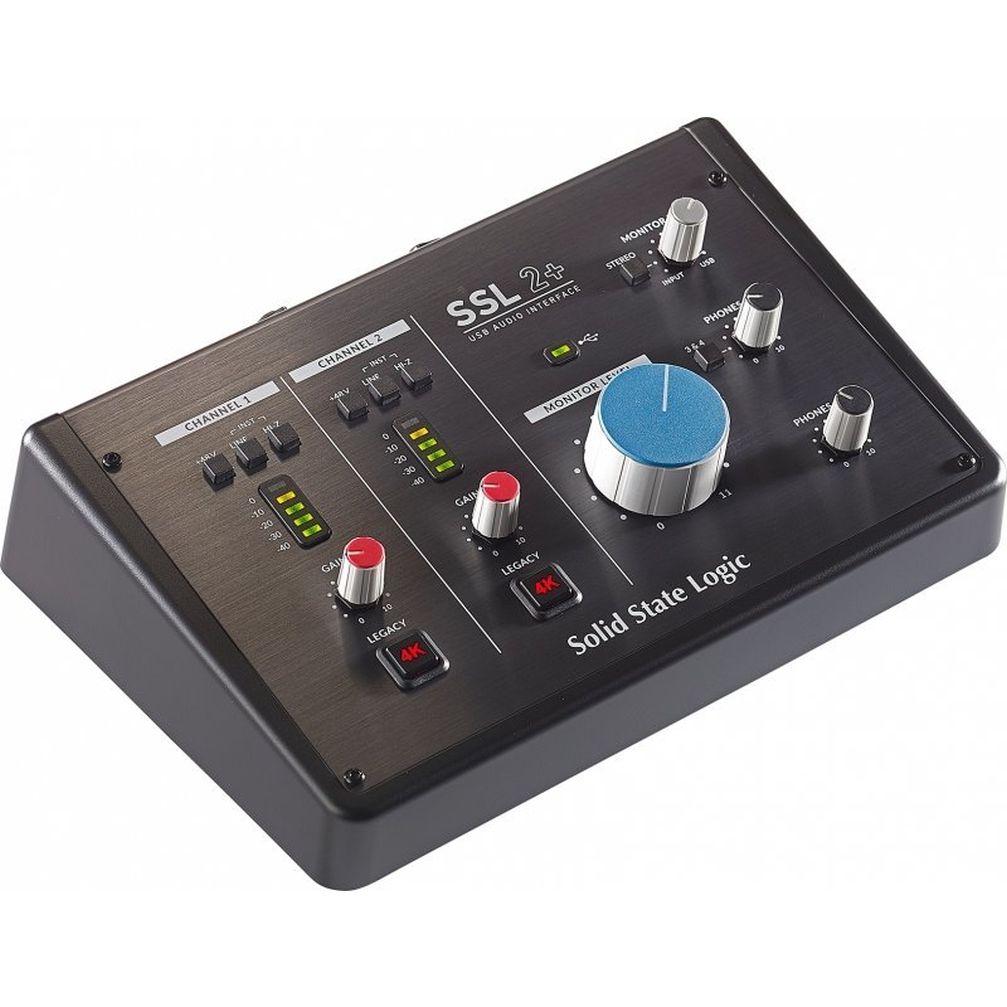 SSL 2+ USB-C Audio-Interface inkl. Staubschutzabdeckung