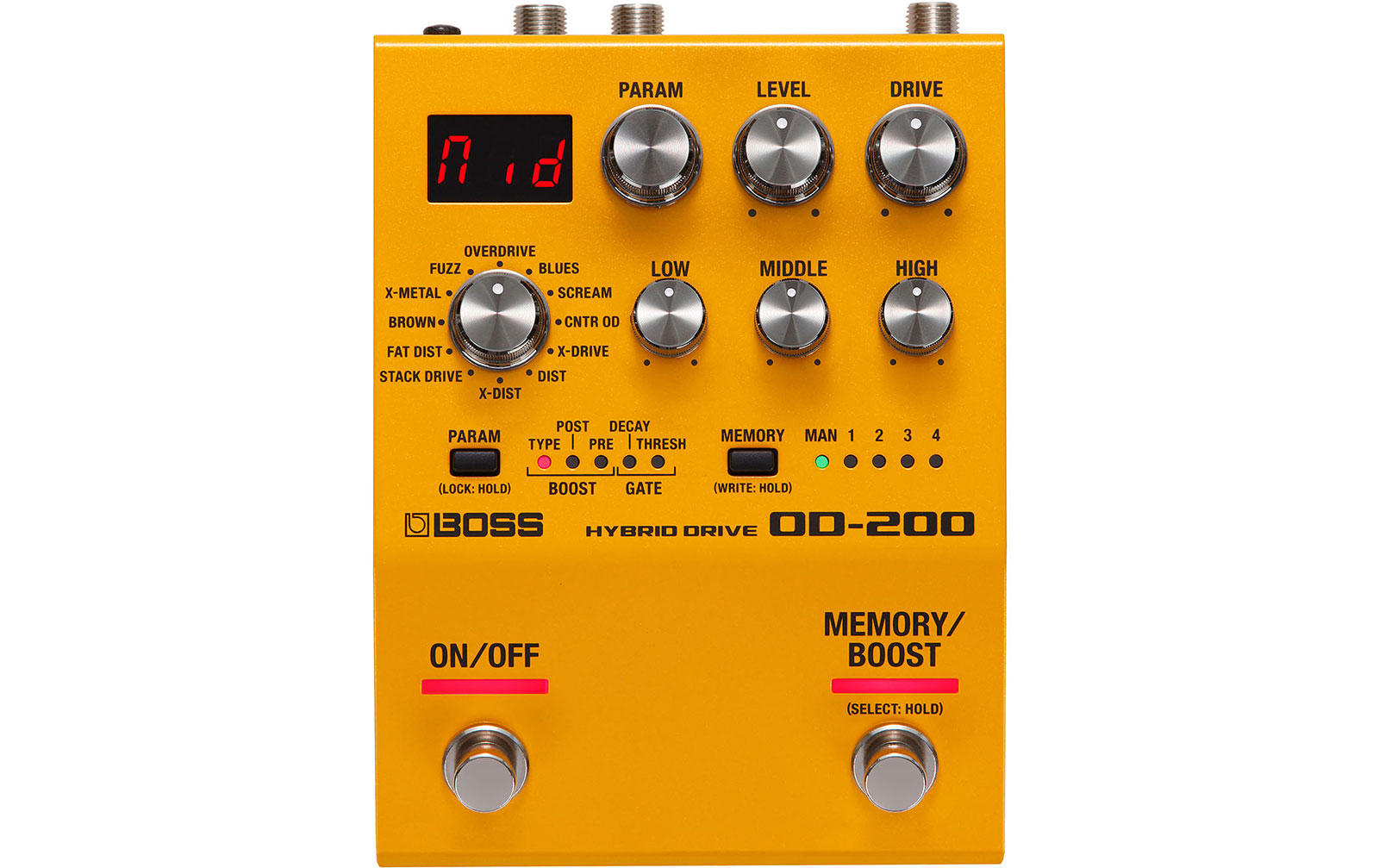 Boss OD-200 Hybrid Drive