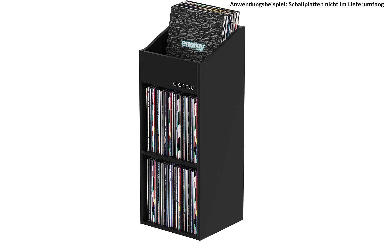 Glorious Record Rack 330 black