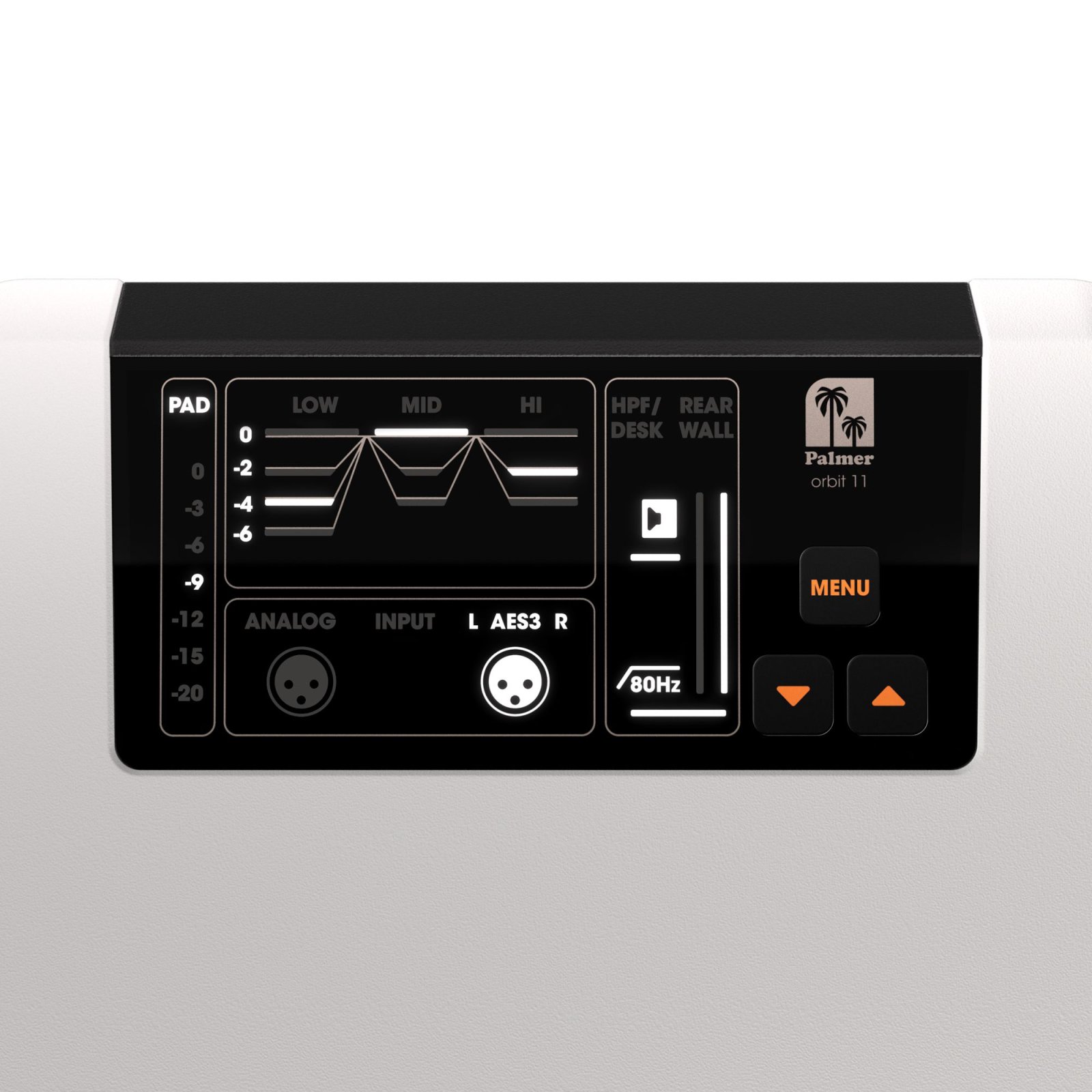 Palmer ORBIT 11 Studiomonitor Weiß
