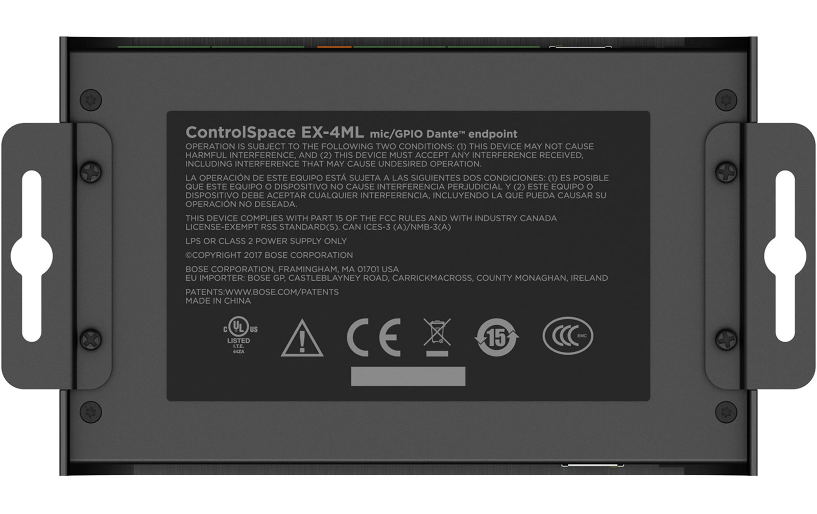 Bose Pro ControlSpace EX-4ML Endpoint schwarz, Stück