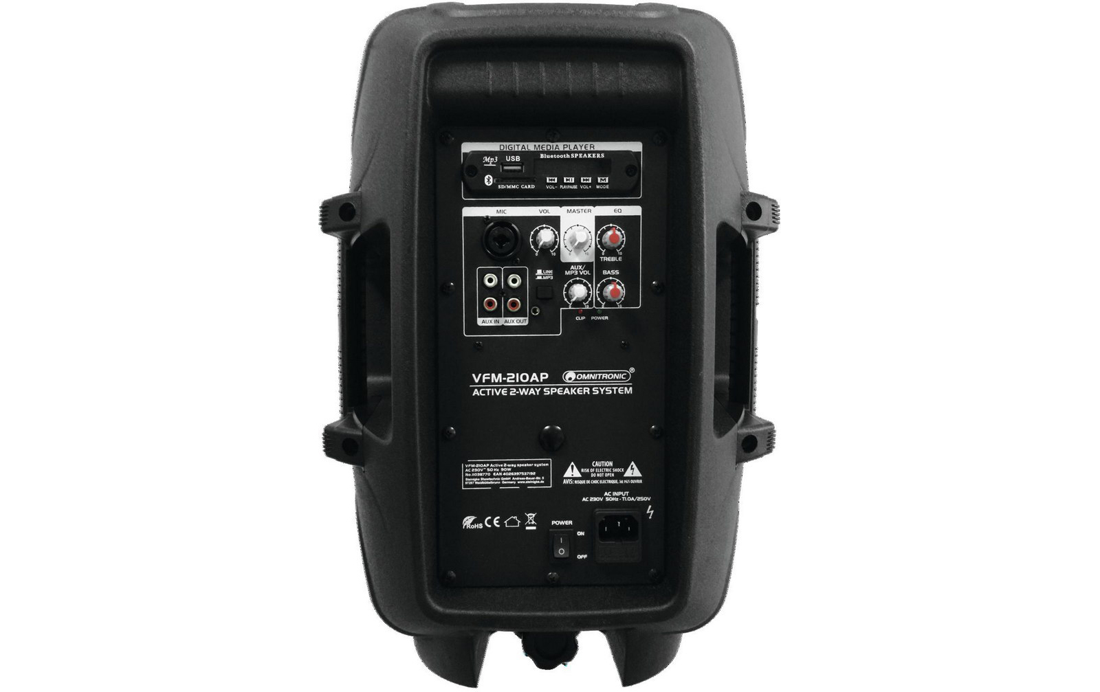 Omnitronic VFM-210AP 2-Wege Lautsprecher, aktiv