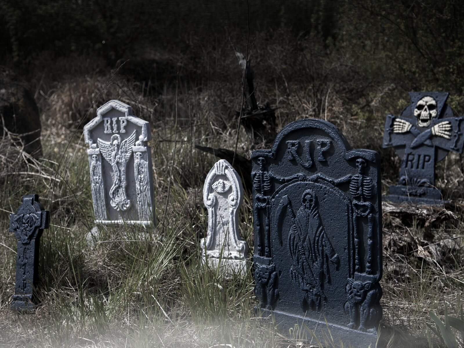 Europalms Halloween Grabsteinset "Friedhof"