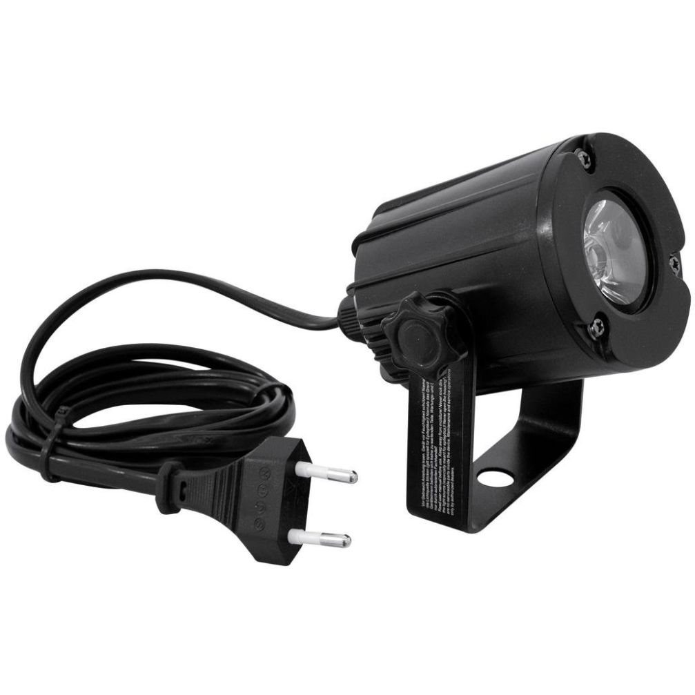 Eurolite LED PST-3W 6000K 6° schwarz