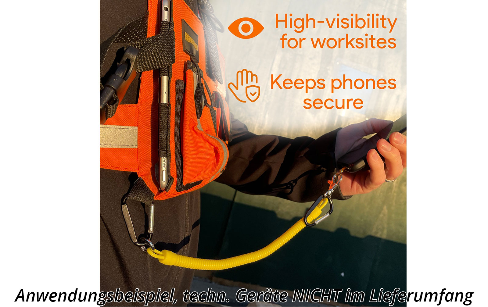 Gig Gear Drop Stop Smartphone-Haltegurt, gelb