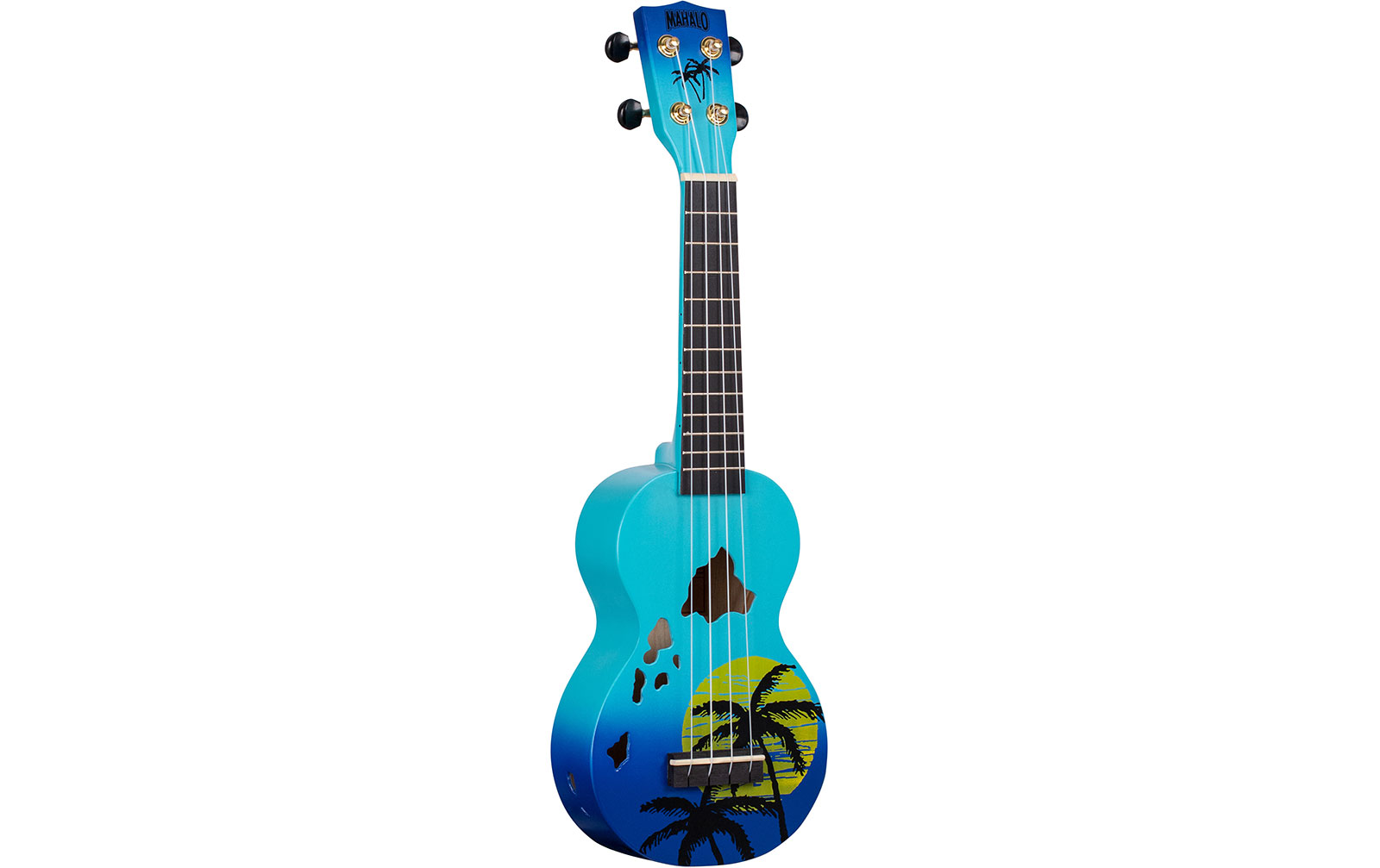 Mahalo Designer Ukulele Hawaii (Blue Burst)