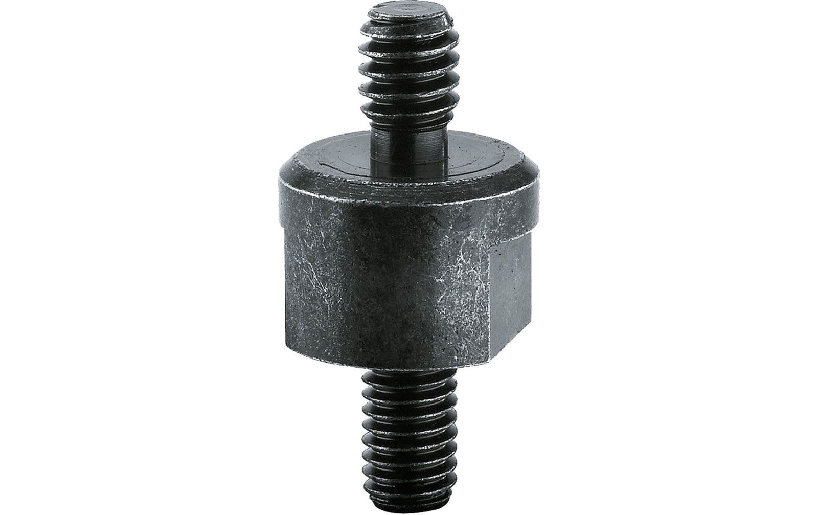 K&M 23721-100 Gewindebolzen, schwarz passiviert