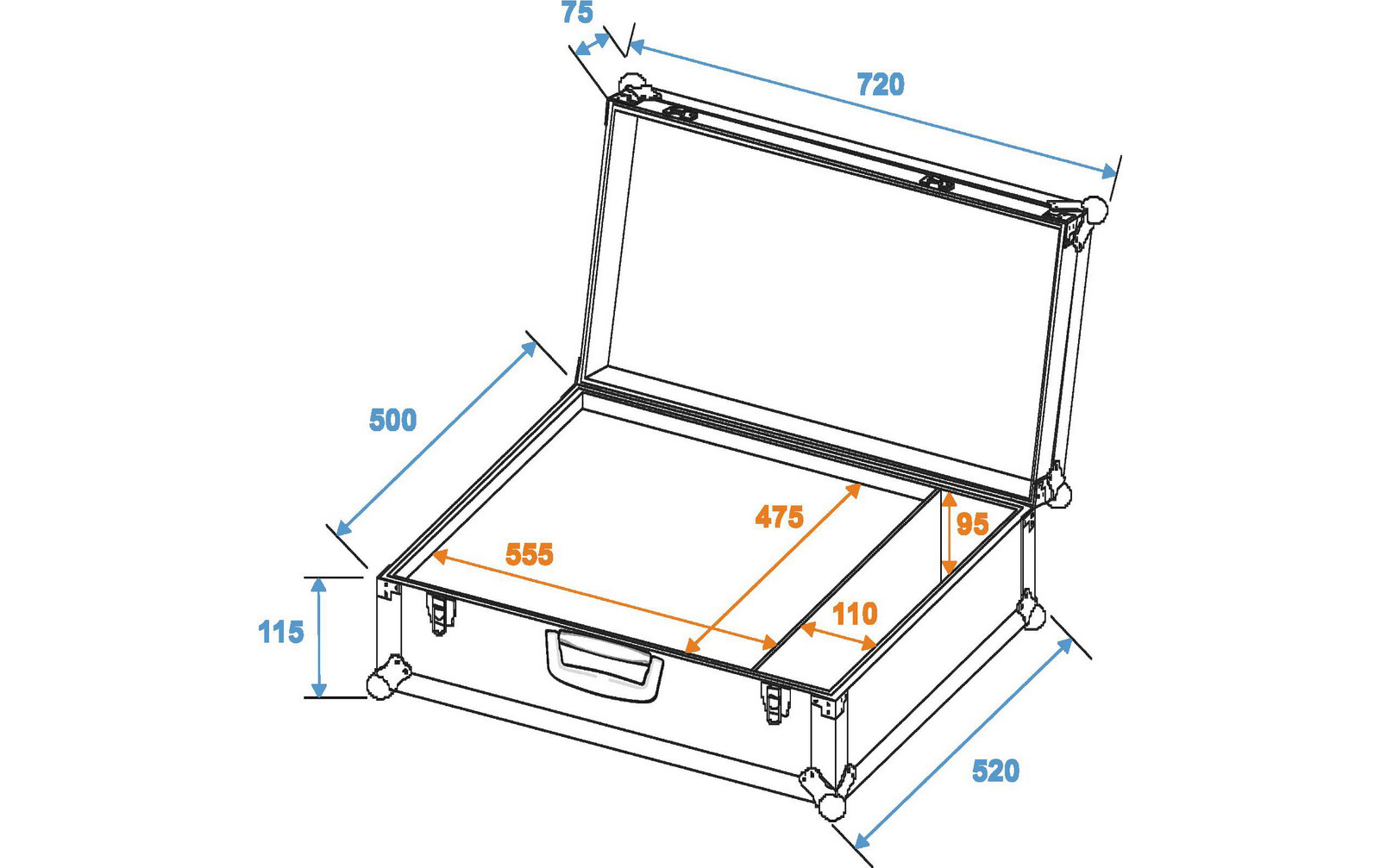 Roadinger Universal-Koffer-Case K-2