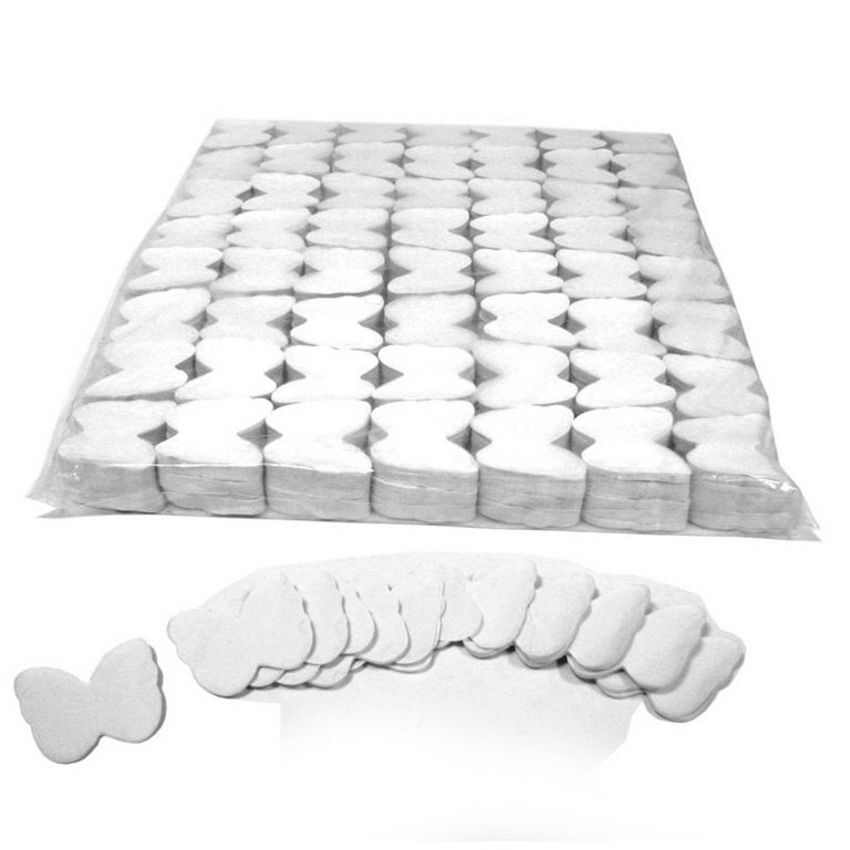 Magic FX Slowfall Konfetti Butterflies Ø55mm Weiß Beutel