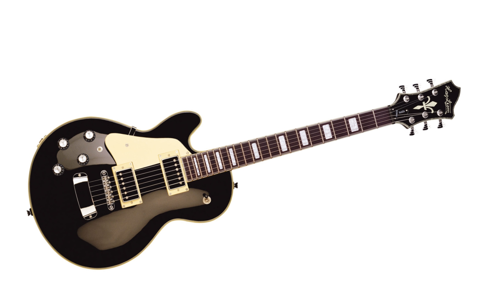 Hagstrom Super Swede Lefthand Gloss Black