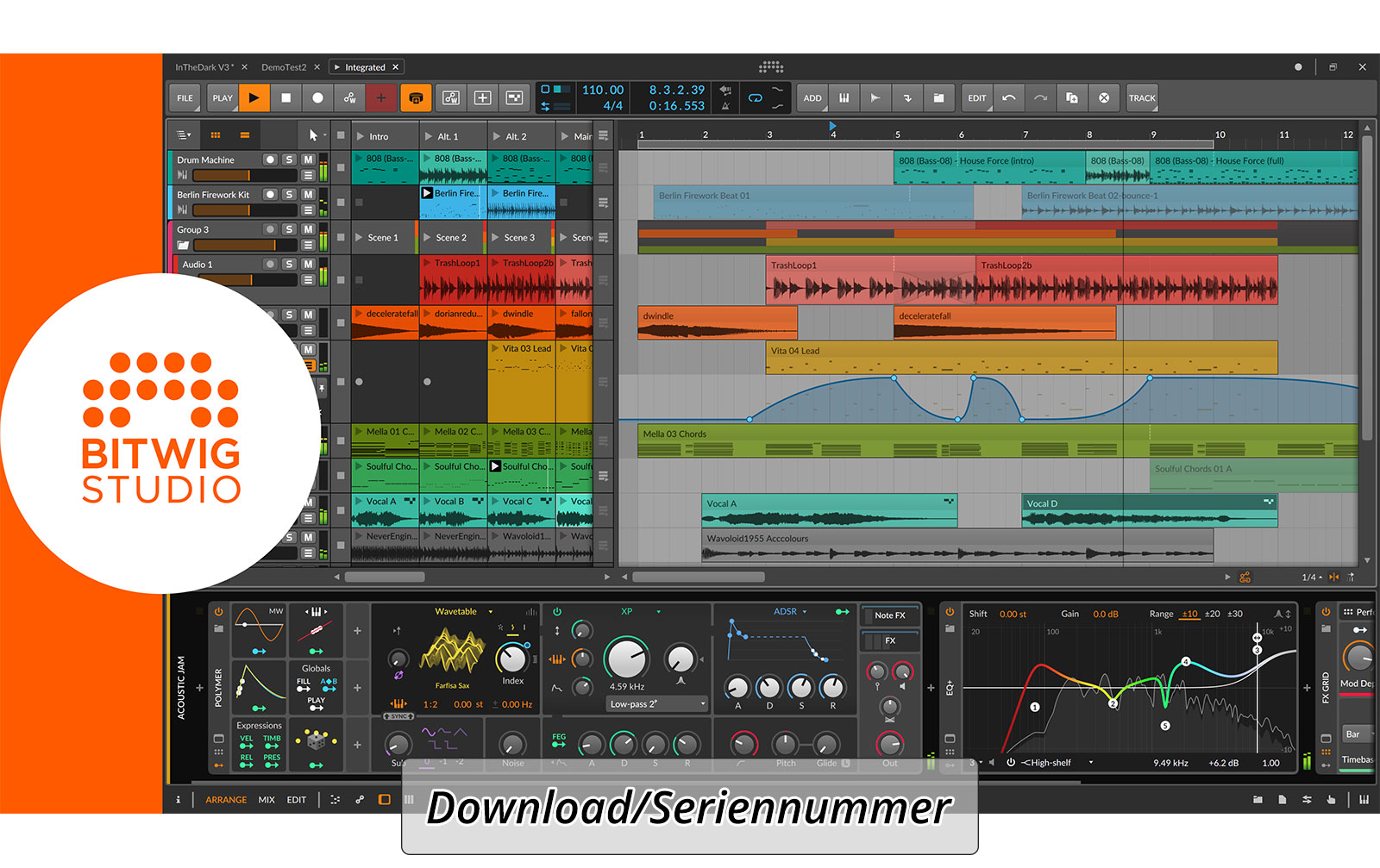 Bitwig Studio Upgrade Plan (Licence Key)