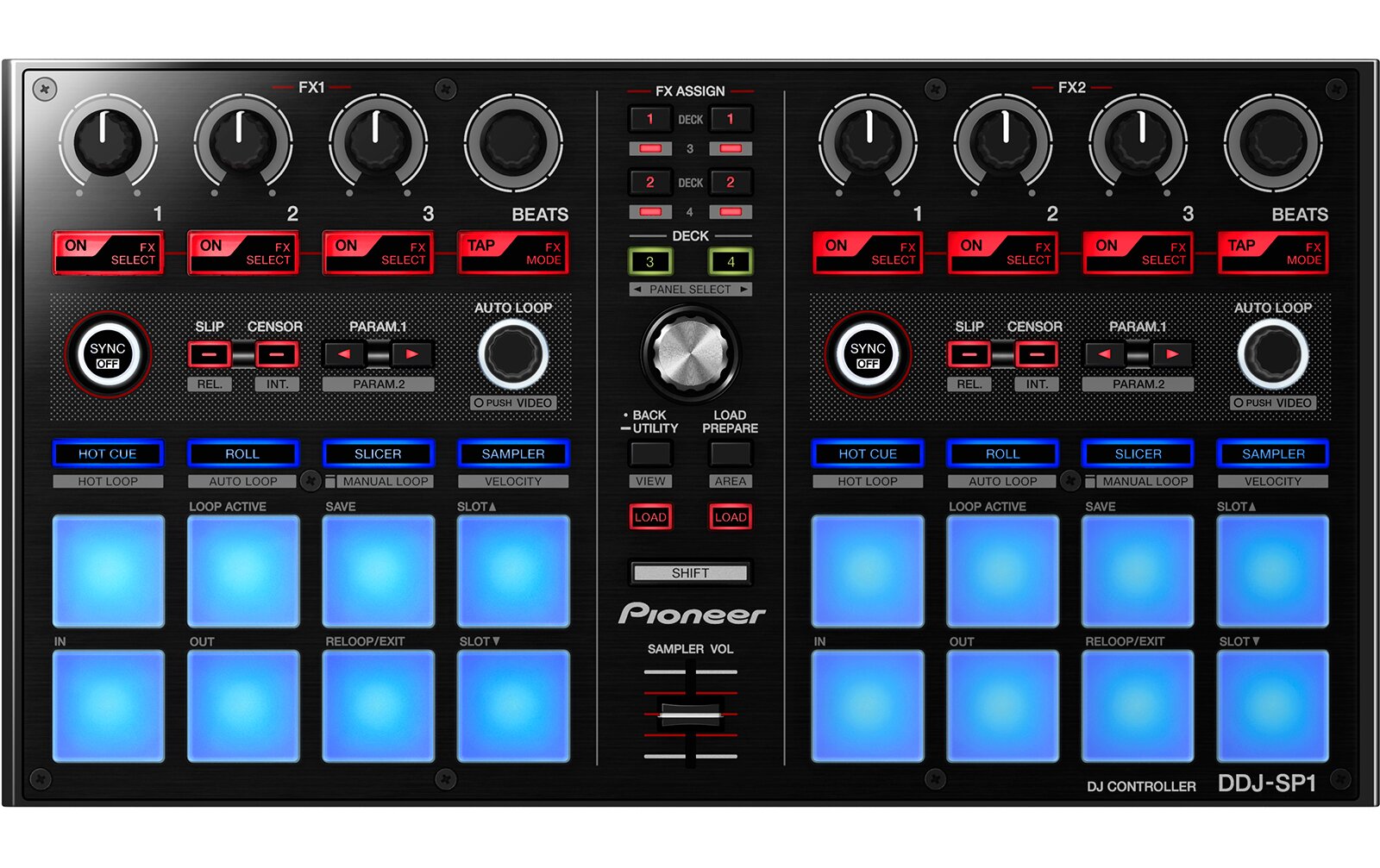 Pioneer XDJ-1000 MK 2 & Pioneer DDJ-SP1 Bundle
